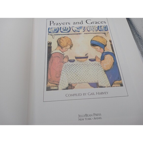 Prayers and Graces by Gail Harvey 1993 JellyBean Press Hardcover Great Condition - Picture 3 of 9